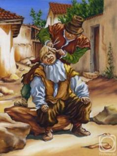 Описание: Кочанов Сергей. Уличный Цирюльник. (488x650, 176Kb)
