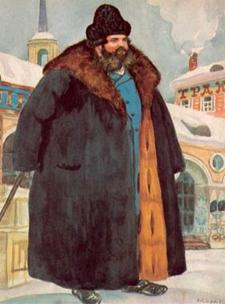 Описание: . Купец в шубе