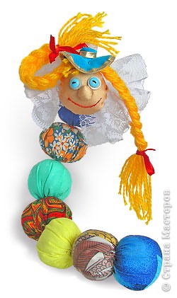 Гусеница из ткани