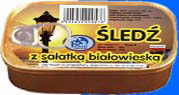 sledz z salatka bialowieska