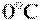 0^\circ {\rm{C}}