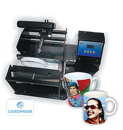 CARDPRESS PRM-105 Универсальный кружечный термопресс имеет 4 термо нагревателя для различных видов кружек (прямые кружки от моделей 6oz до 22oz, а также конусные кружки моделей 12oz и 17oz)