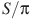 S/\pi