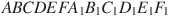 ABCDEFA_1B_1C_1D_1E_1F_1