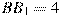 BB_1=4