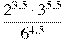 \frac{{{2}^{3,5}}\cdot