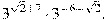 3^{\sqrt{2}+7} \cdot 3^{-6 - \sqrt{2}}.