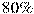 80\%