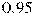 0.95