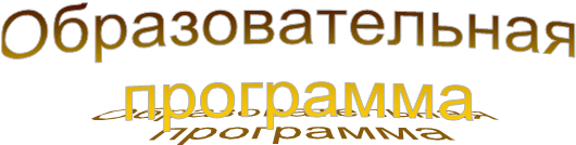 Образовательная
программа