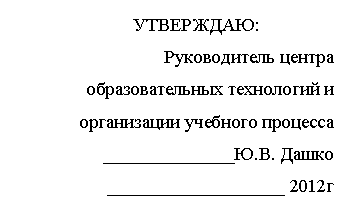 �������: ���������:

������������ ������

��������������� ���������� �

����������� �������� ��������

______________�.�. �����

___________________ 2012�

