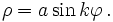\rho = a \sin k\varphi\,.