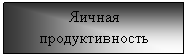 Подпись: Яичная
продуктивность
