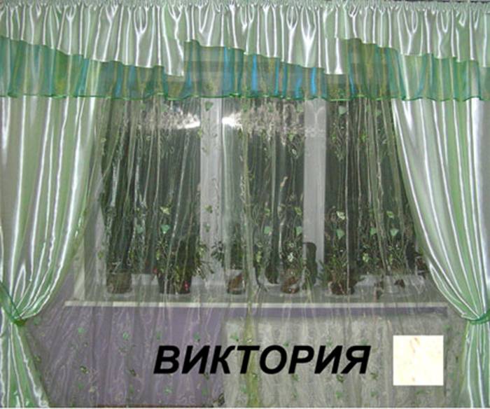 Комплект штор Виктория