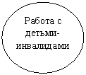 Овал: Работа с детьми-инвалидами