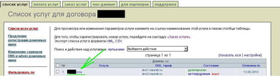 панель управления доменом