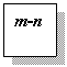 Подпись: m-n