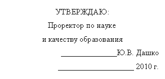 �������: ���������:

��������� �� �����

� �������� �����������

______________�.�. �����

___________________ 2010 �.

