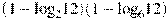 (1-{{\log }_{2}}12)(1-{{\log }_{6}}12)