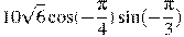 10\sqrt{6}\cos