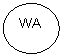 Овал: WA