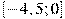 [-4,5;0]