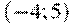 (-4;5)
