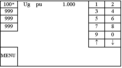 �������: 100* Ug pu 1.







 9 0

 ­ ¯



MENU 

 




