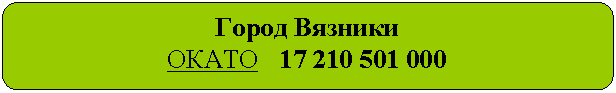 Скругленный прямоугольник: Город Вязники