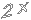 2 x