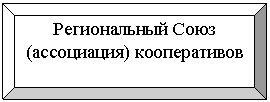 Багетная рамка: Региональный Союз
(ассоциация) кооперативов