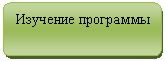 Блок-схема: альтернативный процесс: Изучение программы