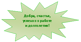 Пятно 2: Добра, счастья, успехов в работе и долголетия!