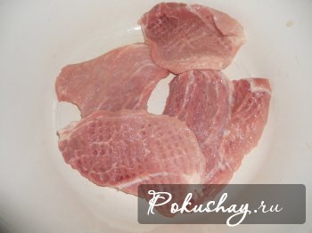Мясо запеченное с киви
