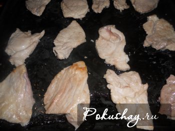 Мясо запеченное с киви