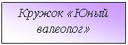 Подпись: Кружок «Юный валеолог»