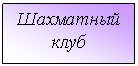 Подпись: Шахматный клуб