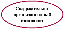 Овал: Содержательно-организационный компонент