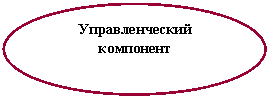 Овал: Управленческий
компонент
