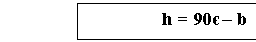 �������: h = 90º � b