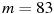 ��������: m_{\rm} = 83