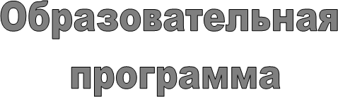 Образовательная
программа