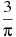 frac{3}{pi }
