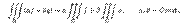 $\displaystyle \quad\iiint\limits_{\Omega} (\alpha f+\beta g)= \alpha\iiint\limits_{\Omega} f+\beta \iiint\limits_{\Omega}g ,\qquad \alpha,\beta=Const ,$