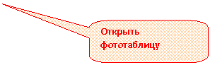 Скругленная прямоугольная выноска: Открыть фототаблицу