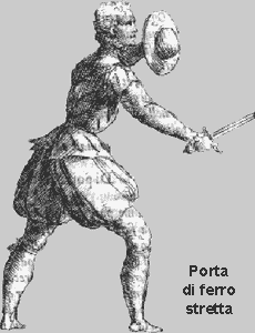 Porta di ferro stretta