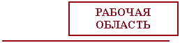 Выноска 1 (граница и черта): РАБОЧАЯ ОБЛАСТЬ