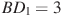 ��������: BD_1=3