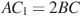 ��������: AC_1=2BC