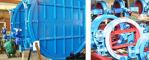 Sammet butterfly dampers